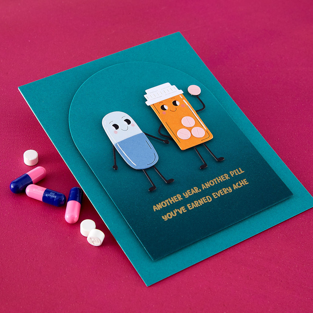 Spellbinders Favorite Side Effect Clear Stamp and Die Set sds-219 pills