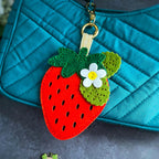 Spellbinders Felt Berry Blossom Etched Dies s6-256 keychain