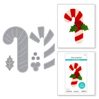 Spellbinders Felt Candy Cane Etched Dies s5-659