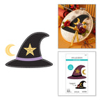 Spellbinders Felt Charming Witch Hat Etched Dies s4-1564