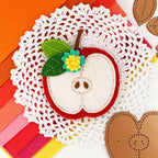 Spellbinders Felt Cheeky Apple Etched Dies s7-274 apple