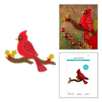 Spellbinders Felt Winter Cardinal Etched Dies s6-274