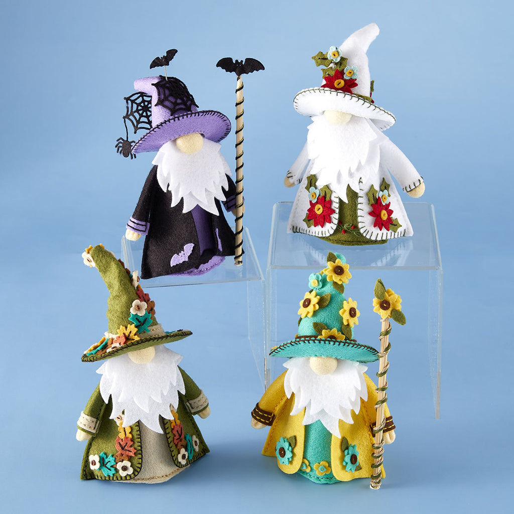 Spellbinders Fergus Seasonal Die Bundle gnomes