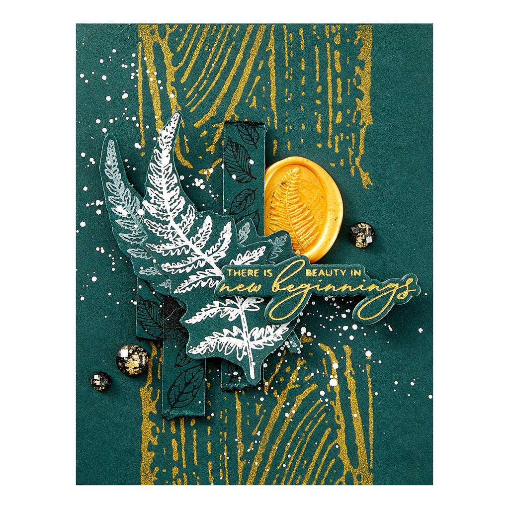 Spellbinders_Fern_Leaf_3D_Wax_Seal_Stamp_ws3d-009 new beginnings