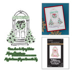 Spellbinders Festive Evergreens Registration Press and Foil Plate and Die Set bpr-050