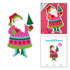 Spellbinders Festive Santa Etched Dies s7-303