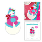 Spellbinders Festive Snowlady Etched Dies s7-306