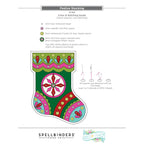 Spellbinders Festive Stocking Etched Dies s7-302 easy decoration guide for stocking