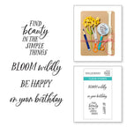 Spellbinders Field Notes Sentiments Clear Stamps stp-242