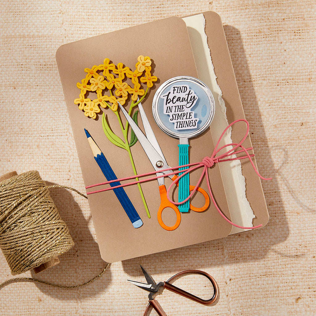 Spellbinders Field Notes Tools Etched Dies s2-411 folder