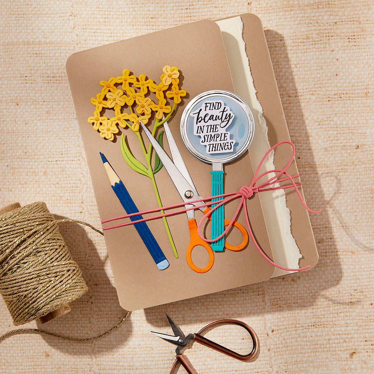 Spellbinders Field Notes Tools Etched Dies s2-411 folder