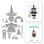 Spellbinders Fiona the Dancin Witch Etched Dies s4-1385