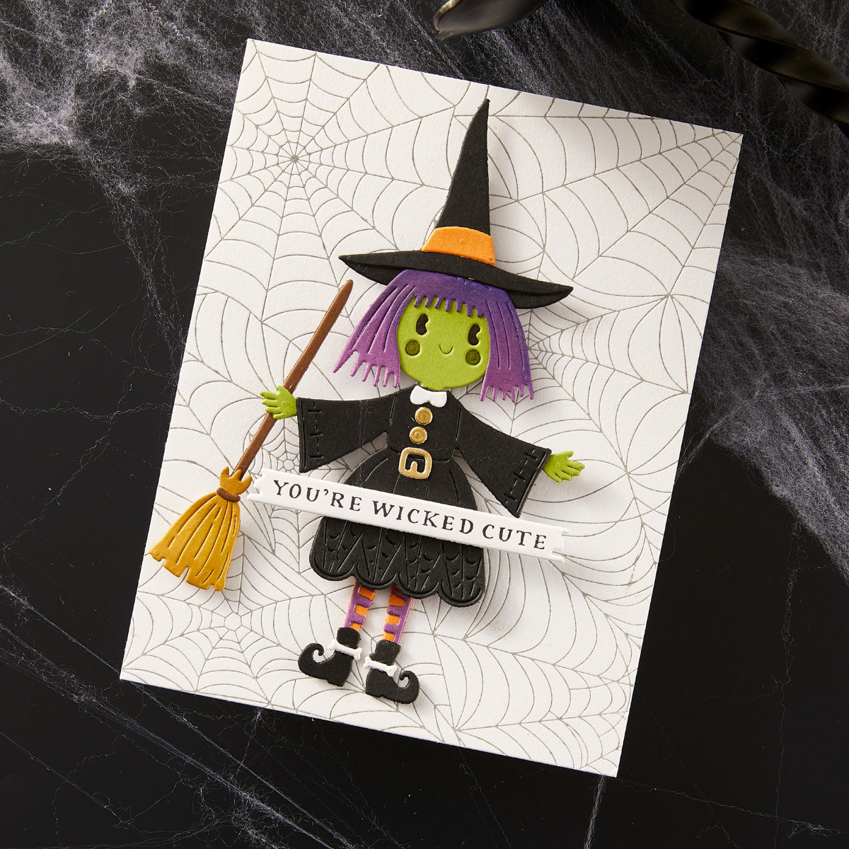 Spellbinders Fiona the Dancin Witch Etched Dies s4-1385