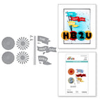 Spellbinders Flags and Banners Etched Dies s4-1471