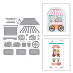Spellbinders Flower Cart Etched Dies Simple Stories s6-253