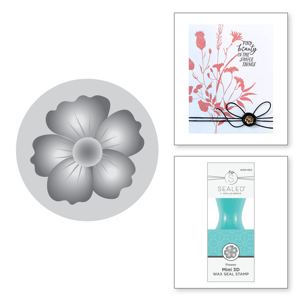 Spellbinders Flower Mini 3D Wax Seal wsm-003