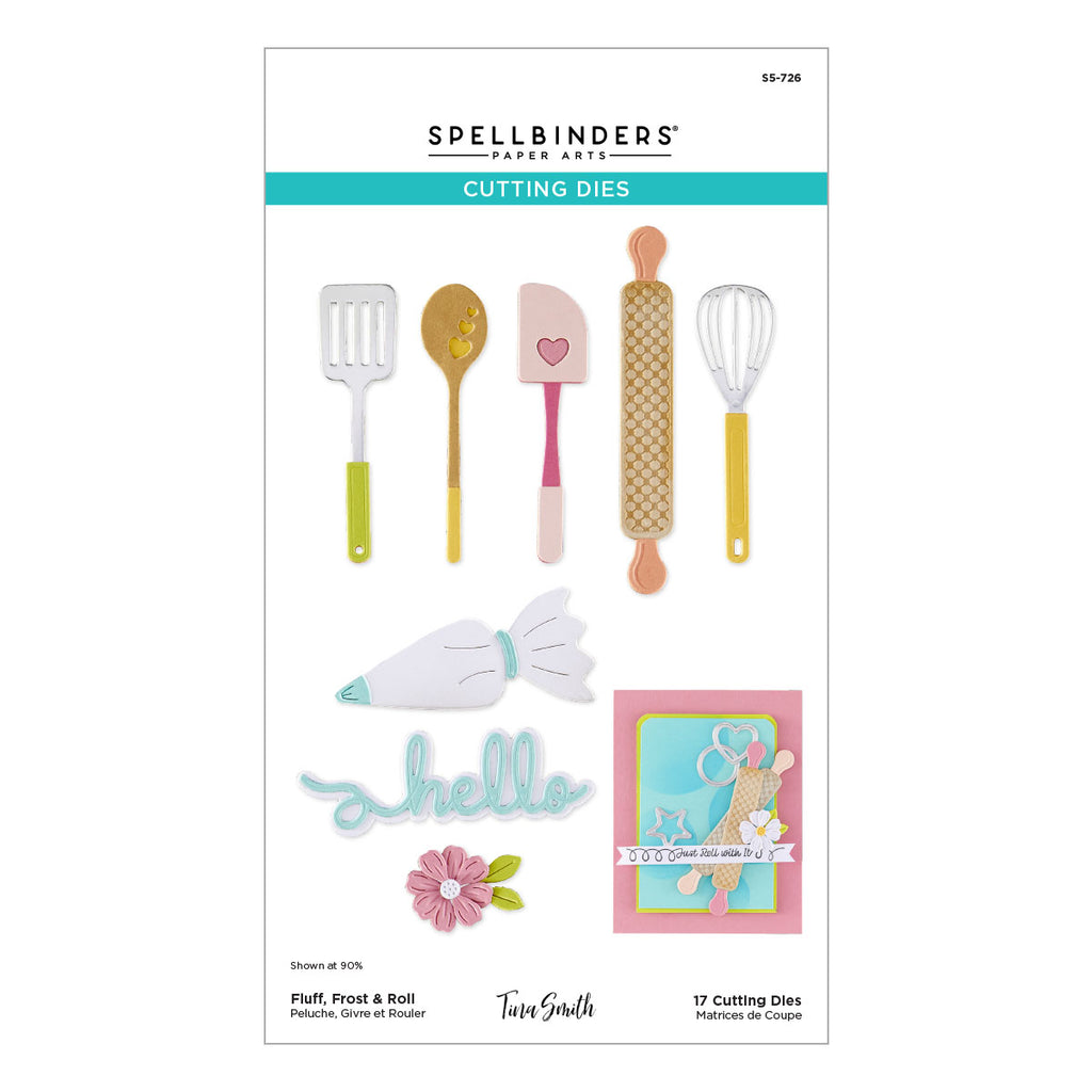 Spellbinders Fluff, Frost and Roll Etched Dies s5-726
