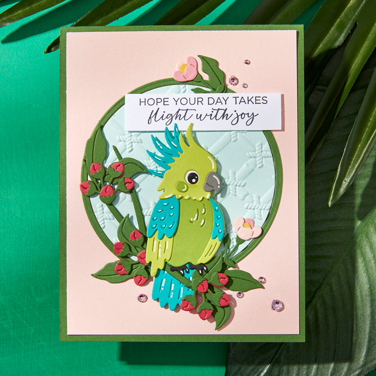 Spellbinders Flying High Etched Dies s4-1407 flight with joy