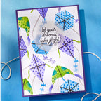 Spellbinders Flying Kites 3D Embossing Folder and Stencil Bundle dreams