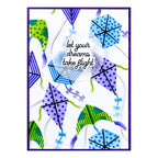 Spellbinders Flying Kites 3D Embossing Folder e3d-136 dreams