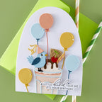 Spellbinders Fountain Wishes Etched Dies s5-725 birthday