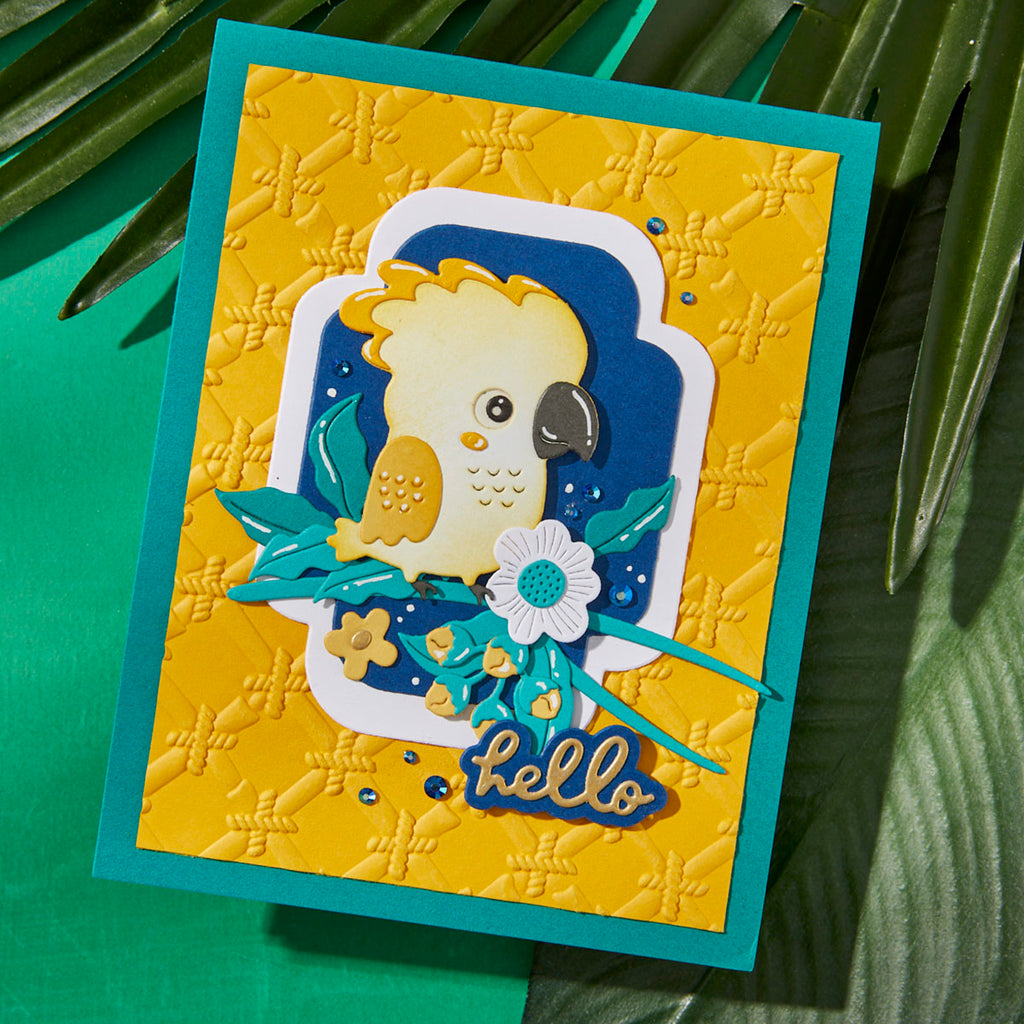 Spellbinders Free Hugs Oscar Etched Dies s2-432 hello