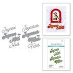 Spellbinders French Holiday Sentiments Etched Dies s3-566