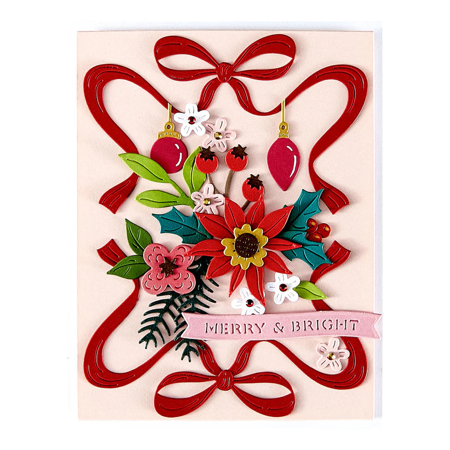 Spellbinders Gifting Bow Etched Dies s4-1468 flowers