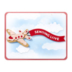 Spellbinders Gingerbread Plane and Banners Etched Dies by Stamperia s4-1489 banner