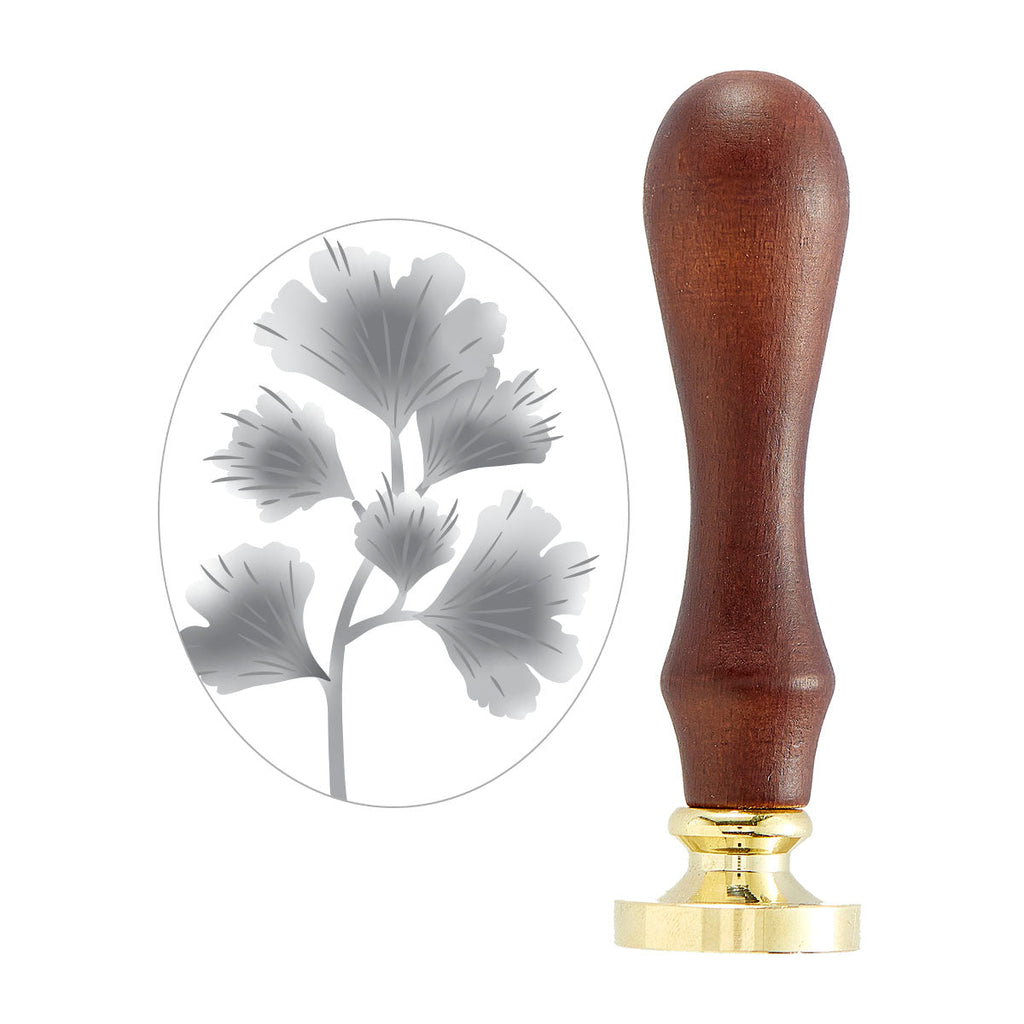 Spellbinders Gingko Leaves 3D Wax Seal Stamp ws3d-008 stamp