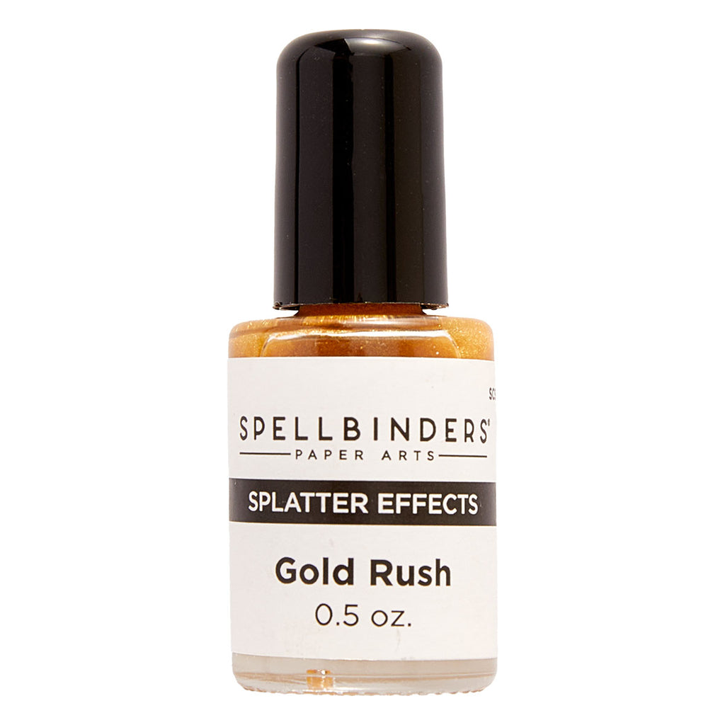 Spellbinders Gold Rush Splatter Effects scsi-007