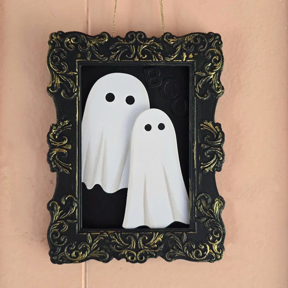 Spellbinders Greenwich Market Frame 3D Emboss and Cut Folder e3d-174 ghosts boo black and gold frame 
