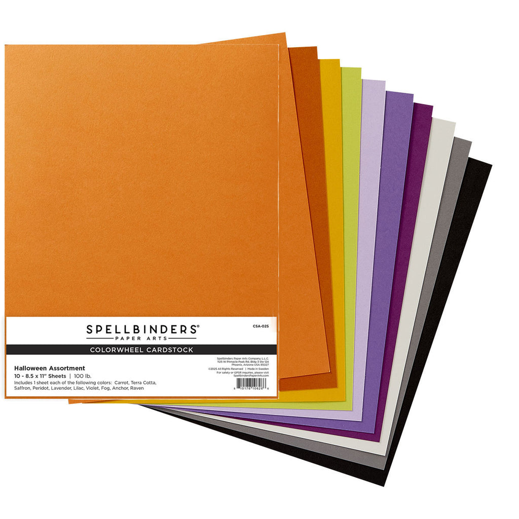 Spellbinders Halloween Assortment ColorWheel Cardstock csa-025