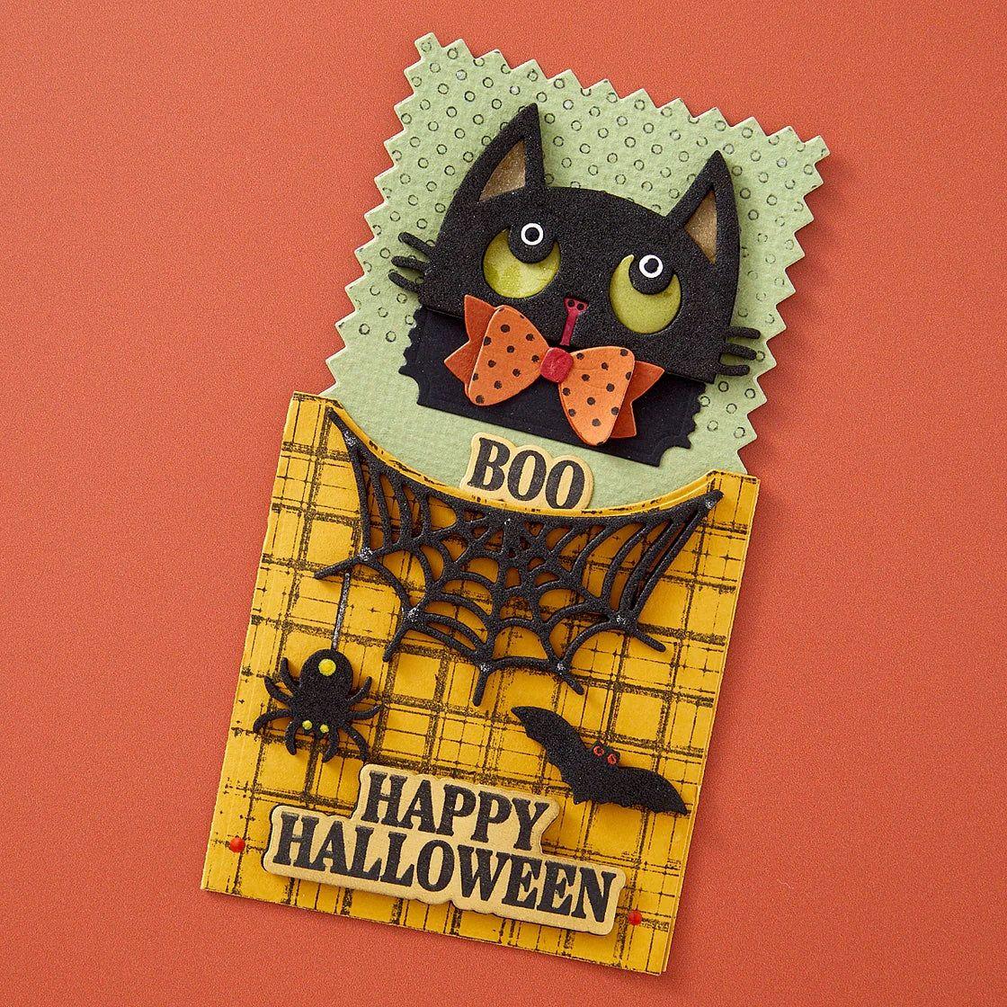 Spellbinders Halloween Gifting Stamp and Die Set sds-195 boo