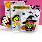 Spellbinders Halloween Hugs I want It All Die, Folder, Stencil and Foil Plate Bundle vampire witch frankenstein bats spiders cards