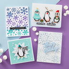 Spellbinders Handwritten Holiday Sentiments Etched Dies s5-654*