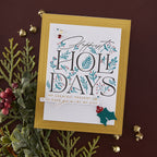 Spellbinders Happiest Holidays Registration BetterPress Plate Set bpr-032 frame