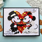 Spellbinders Happiest Place Press and Foil Plate bp-353 red bow