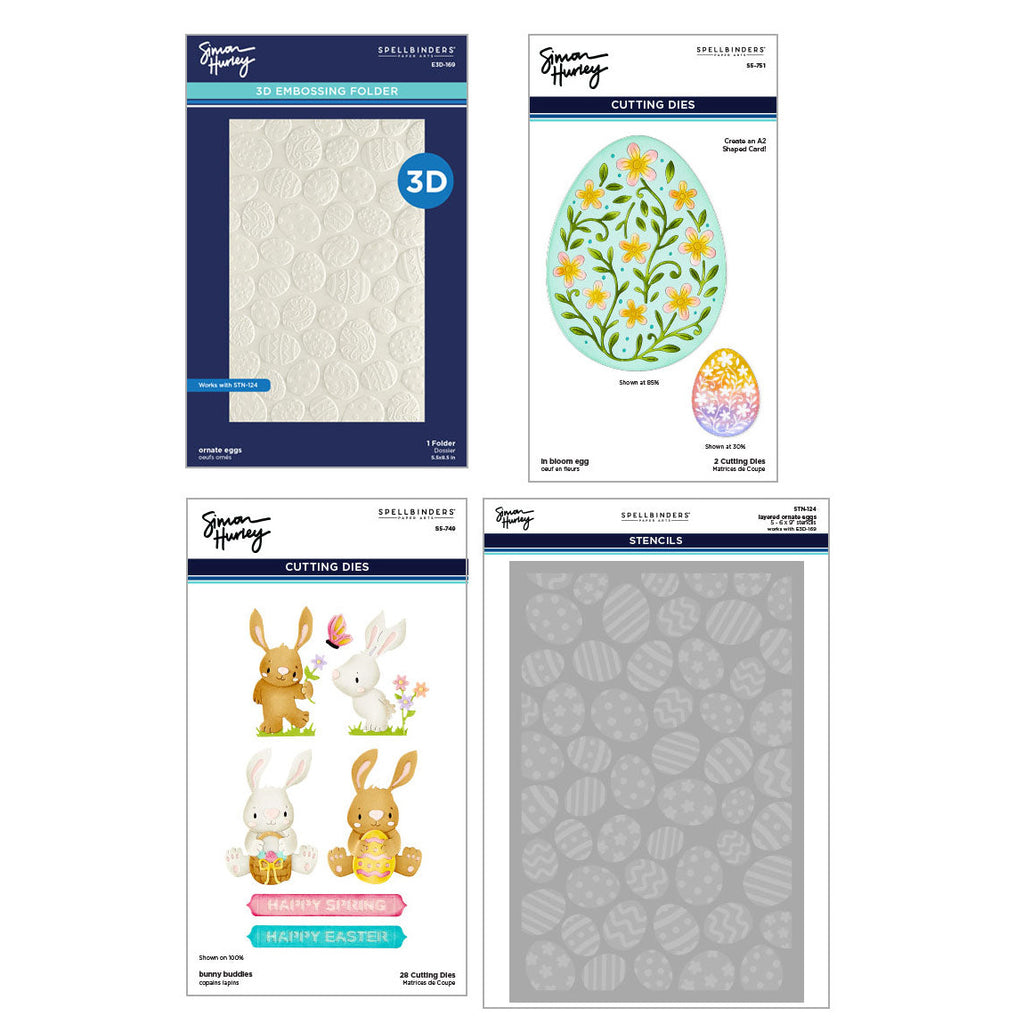 Spellbinders Happy Spring I Want It All Bundle by Simon Hurley