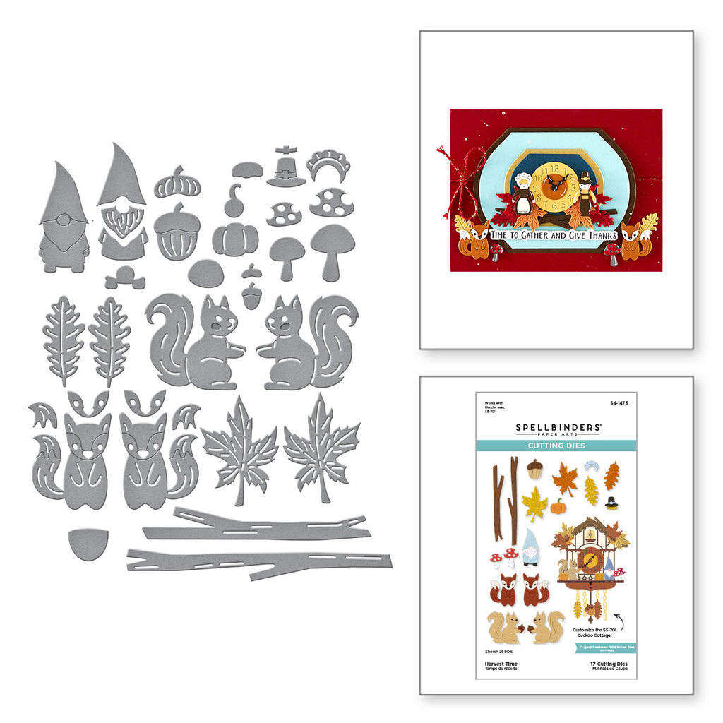 Spellbinders Harvest Time Etched Dies s4-1473