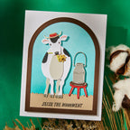 Spellbinders Hay There Clear Stamp and Die Set sds-201 seize