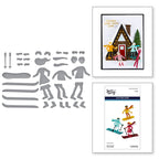 Spellbinders Hit the Slopes Etched Dies s3-563
