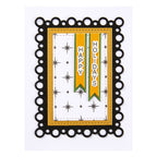 Spellbinders Holiday Backgrounds Panels Press Plates bp-215 happy holidays