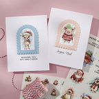 Spellbinders Holiday Magic Rub-On Sheets scsr-003 pig