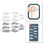 Spellbinders Home for Christmas Sentiments Press Plate and Die Set bp-220
