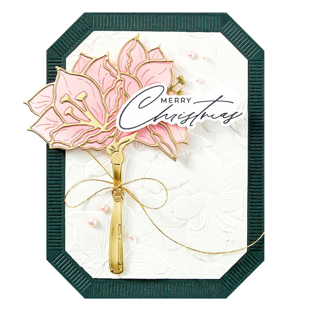 Spellbinders Home for Christmas Sentiments Press Plate and Die Set bp-220 christmas