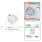Spellbinders House Mouse Dandelion Dreams Cling Stamps rsc-068