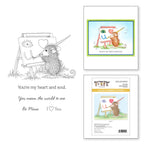 Spellbinders House Mouse Heart and Soul Cling Stamps rsc-065