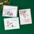 Spellbinders House Mouse Holiday Dreams Cling Stamp Bundle mice cards dream peaceful tidings sticking filled