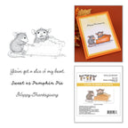 Spellbinders House Mouse Sweet as Pumpkin Pie Cling Stamp Set rsc-079